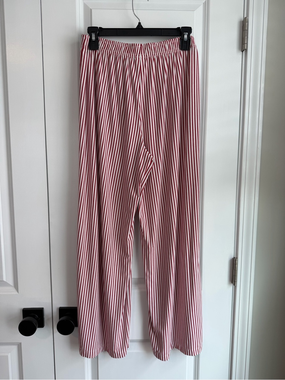 LAKE DreamModal Kimono Pajama Set Red White Stripes Size Medium - Picture 12 of 16